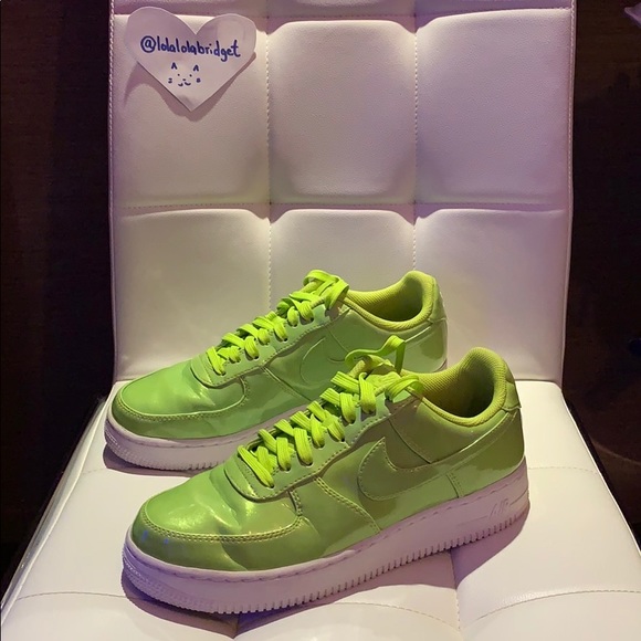Nike Air Force One - Lime Green Size 9.5 - Picture 3 of 4